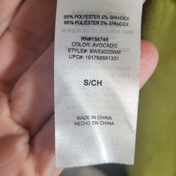 New Shore To Summit Utility Dress w/Sun Protection - Avocado - Size Small - Picture 5 of 5